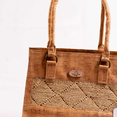 Nandriana Lady Bag raffia Crochet and Cork- MM