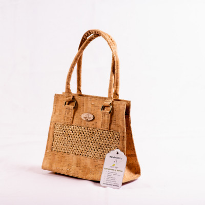 Nandriana Lady Bag raffia Crochet and Cork- MM