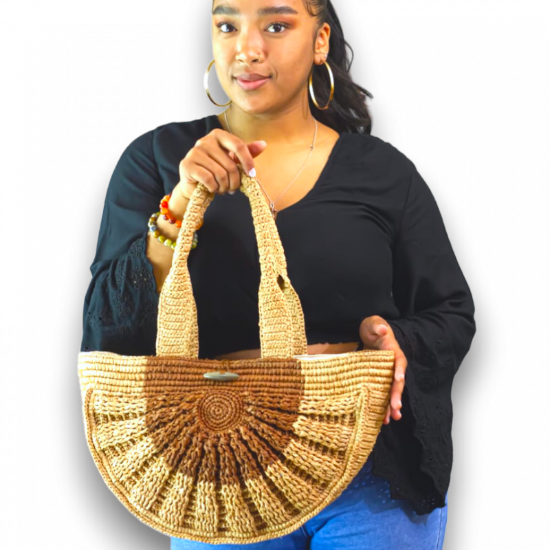 Half Moon Bag - Art-Tan-Of -Mada