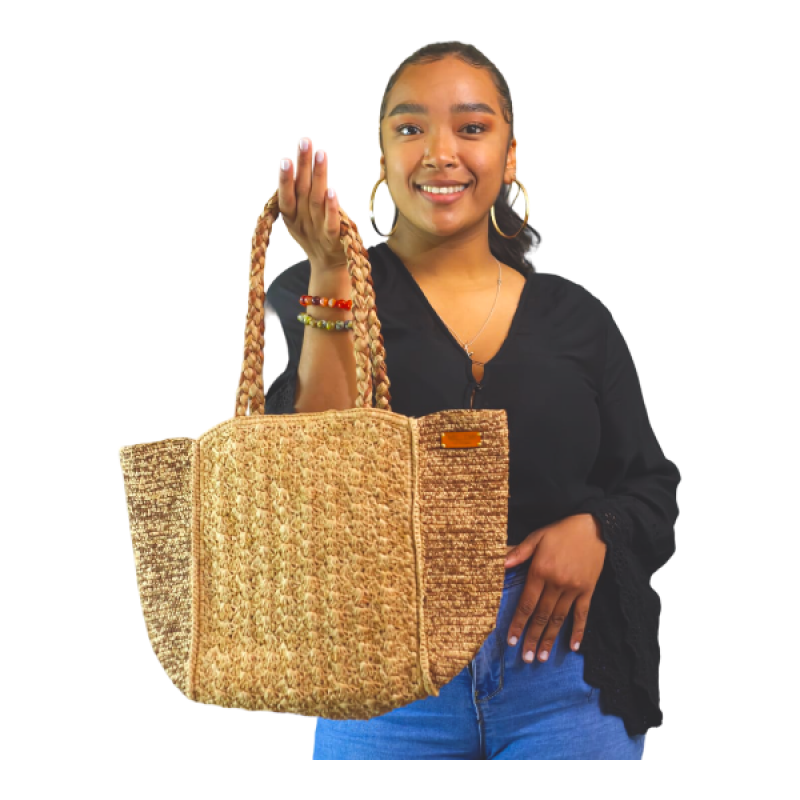 Raffia handbag Velo - Art-Tan-Of -Mada