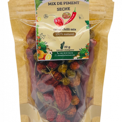 Mélanges de piments sèches 22g