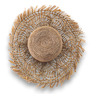 Chapeaux en Raphia Fait Main de Madagascar - Style Naturel et Artisanat