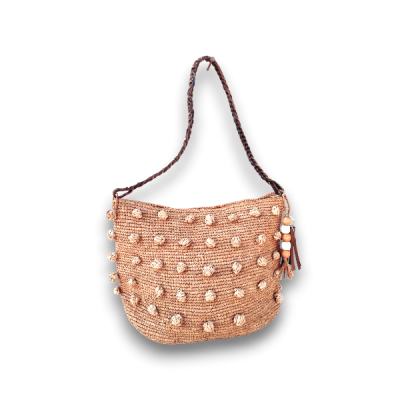 Handmade raffia handbag - Poketra malgasy