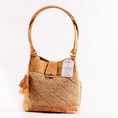SHALOM - Raffia handbags by Vegan bags Mada